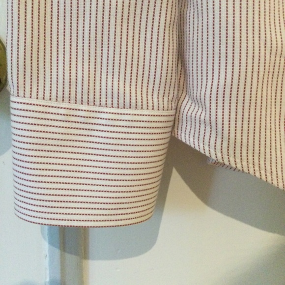 Men’s Gucci white and red striped cotton shirt. Made in Italy - Picture 5 of 5